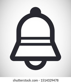 Bell vector illustration icon cute style