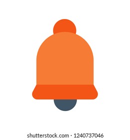 Bell vector illustration. Notification bell icon. School bell