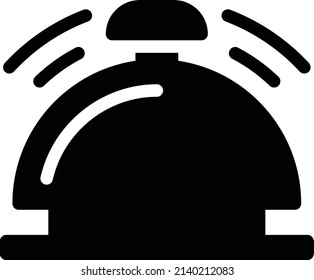 Bell Vektorgrafik auf transparentem Hintergrund.Hochwertige Symbole.Glyphen Vektorsymbol für Konzept und Grafikdesign. 