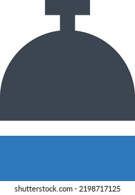 Bell Vector illustration on a transparent background. Premium quality symmbols. Glyphs vector icons for concept and graphic design.