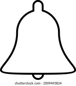 Bell Vector Line Icon Design 
