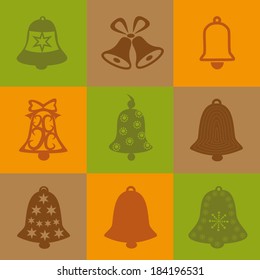 Bell vector simple single color icon. Vector. Illustration. Design.