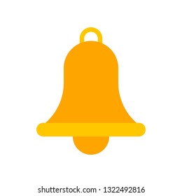 Bell vector, Social media flat design icon