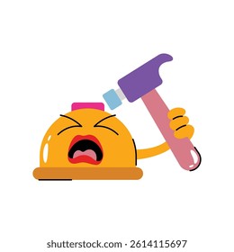Bell vector Sticker. Eps 10 file