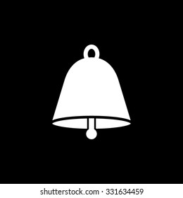 Bell - white vector icon