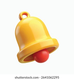 Bell  Yellow Red Notification Alert  Ring
