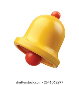 Bell  Yellow Red Notification Alert  Ring
