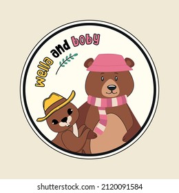 bella y boby ardilla y amigos de oso parche