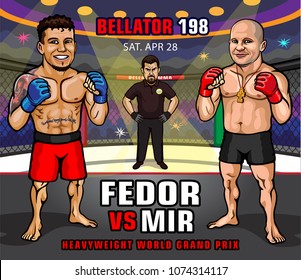 Bellator 198. Fedor Emelianenko Versus Frank Mir. Heavyweight World Grand Prix.