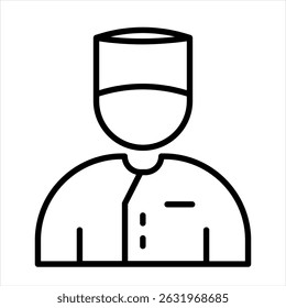 Estilo de Vector de ilustración de icono de Bellboy
