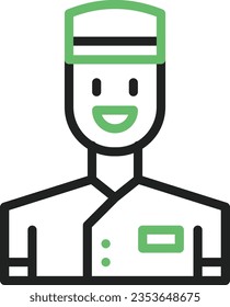Bellboy Icon image. Suitable for mobile application.
