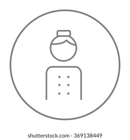 Bellboy line icon.