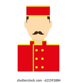 bellboy man icon