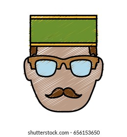 bellboy man icon
