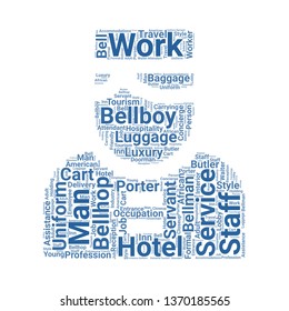 bellboy word cloud. tag cloud about bellboy