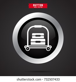 bellhop icon. travel sign