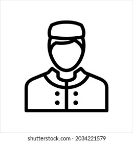 Bellhop Icon Vector Graphic Illustration