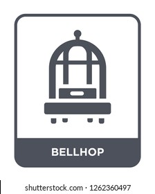 bellhop icon vector on white background, bellhop trendy filled icons from Travel collection, bellhop simple element illustration