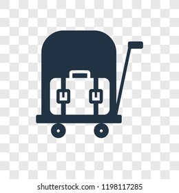 Bellhop vector icon isolated on transparent background, Bellhop transparency logo concept