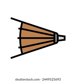 bellows blacksmith color icon vector. bellows blacksmith sign. isolated symbol illustration