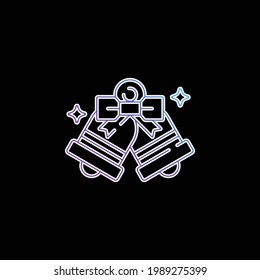 Icono de vector degradado azul