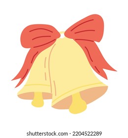 Bells. Christmas collection. Flat vector illustration
