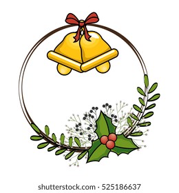 bells christmas decoration icon