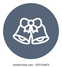 
Bells, christmas, jingle Isolated Vector icon which can easily modify or edit
