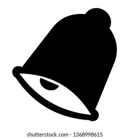 Bells design. Black and white flat icons.