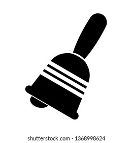 Bells design. Black and white flat icons.