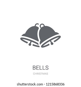 Bells icon. Trendy Bells logo concept on white background from Christmas collection. Suitable for use on web apps, mobile apps and print media.