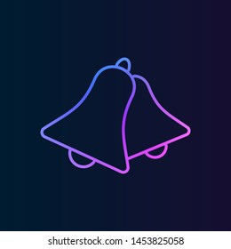 Bells nolan icon. Simple thin line, outline illustration of Christmas joy icons for UI and UX, website or mobile application