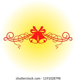 bells ornament vector