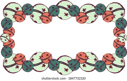 Bells pattern. For the design of children s clothing, textiles, cards, stickers, stickers