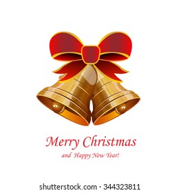 Bells with ribbon