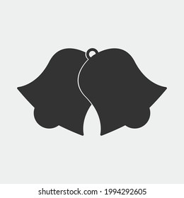 bells vector icon illustration sign 