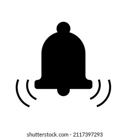Campanas. Logo de iconos blancos y negros