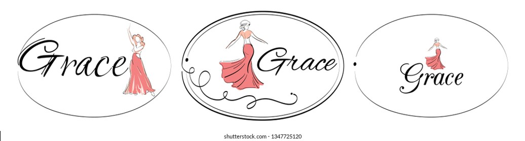belly dance logo grace
