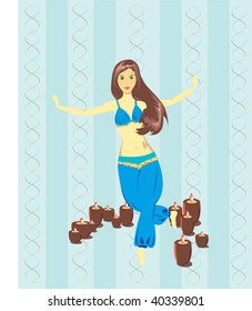 a belly dancer