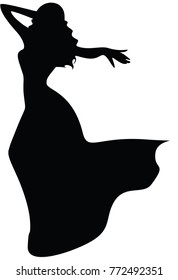 Belly Dancer Silhouette