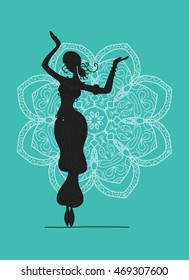Belly dancer, sketch for your design