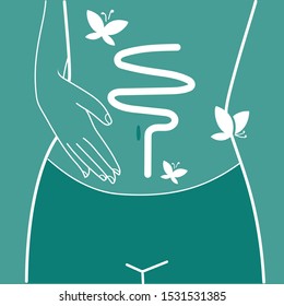 Belly girl and bowel regularity