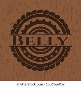Belly wood icon or emblem. Vector Illustration.