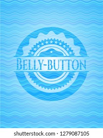 Belly-button water badge.