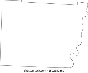 belmont County map in ohio state
