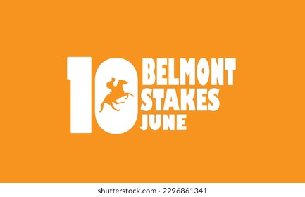 Belmont Stakes day greeting design