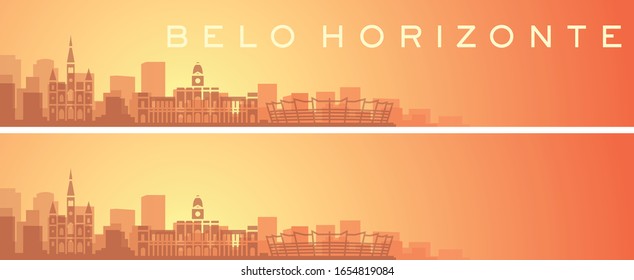 Pancarta de paisaje de Belo Horizonte