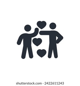 icono de pertenencia. vector.Curso editable.Signo de estilo lineal para uso de diseño web,logotipo.Ilustración de símbolo.