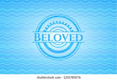 Beloved water representation emblem.