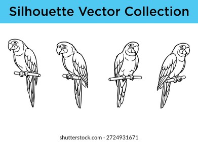 Below each header is a set of black-and-white silhouette illustrations depicting different themes